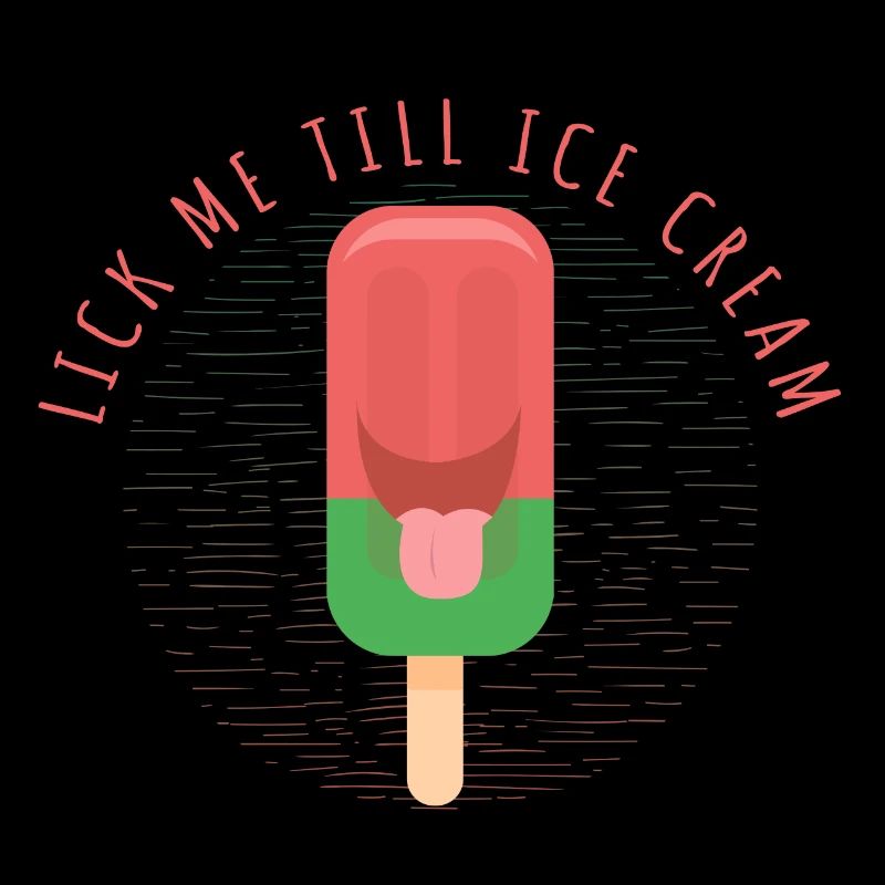 Lèche-moi jusqu'à la glace! Cadeau de popsicle