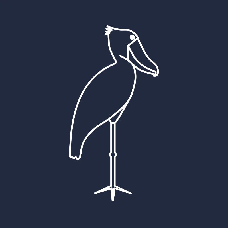 Bala the Shoebill - White