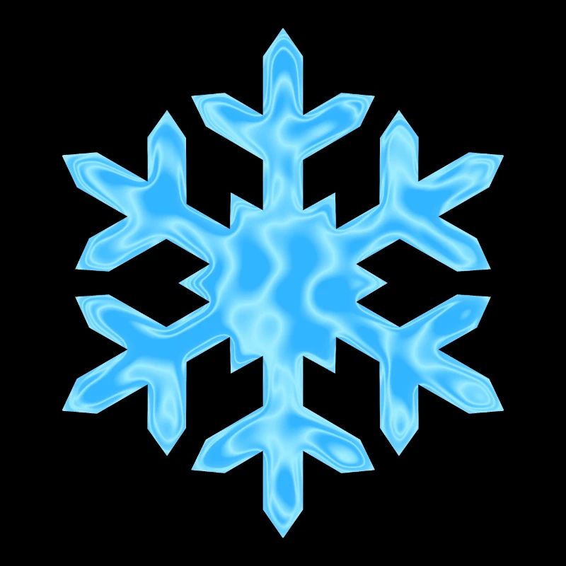 Schneeflocke mit Muster - Weihnachten