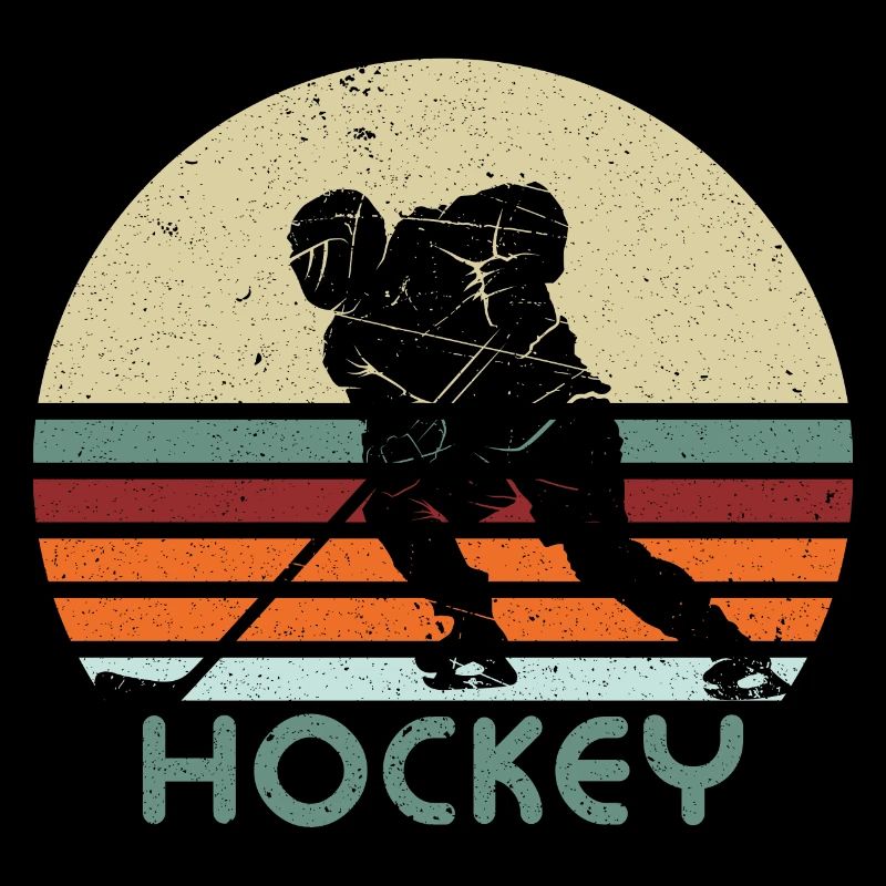 Eishockey retro vintage