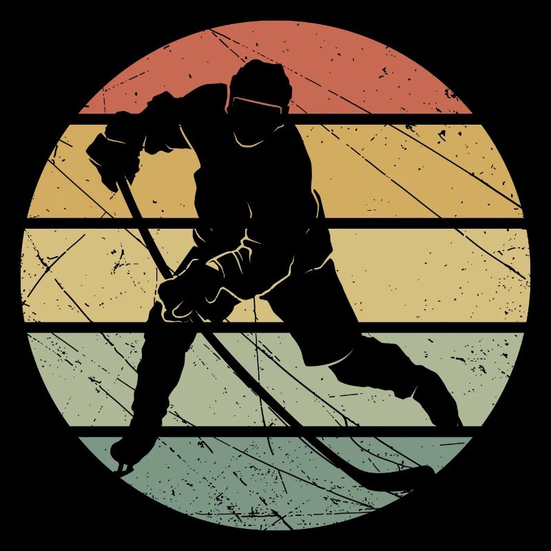 Eishockey retro vintage
