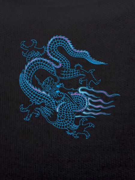 Blue Chinese Dragon