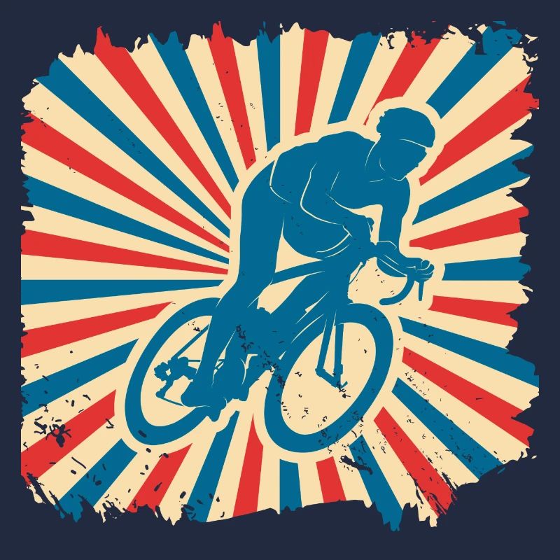 Roue de vélo vintage cadeau rétro balade à vélo