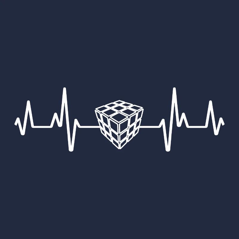 Speedcubing Heartbeat Speedcuber Funny Gift
