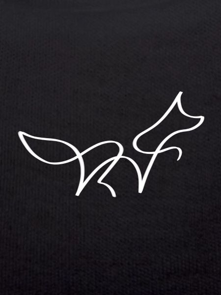 One Line Fuchs weiß