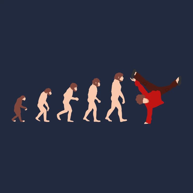 Evolution Breakdance Funny gift idea