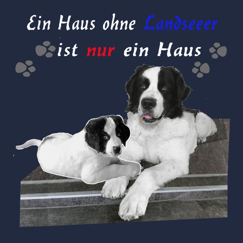Hund-Landseer-Geschenkidee