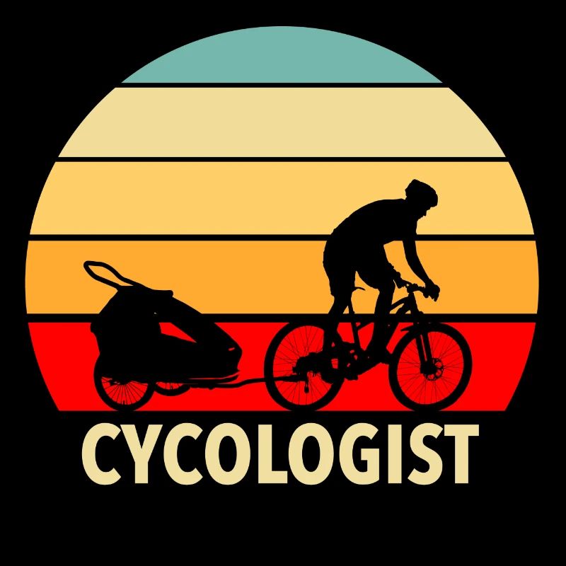 Remorques papa VTT Retro Cycologist