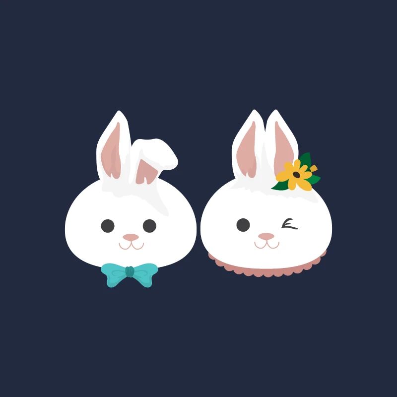 Lapin Mme Hare et M. Hare idée cadeau