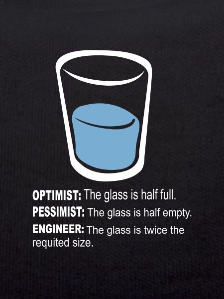 Optimist pessimist engineer