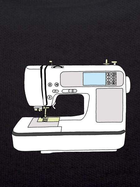 Sketchnote sewing machine