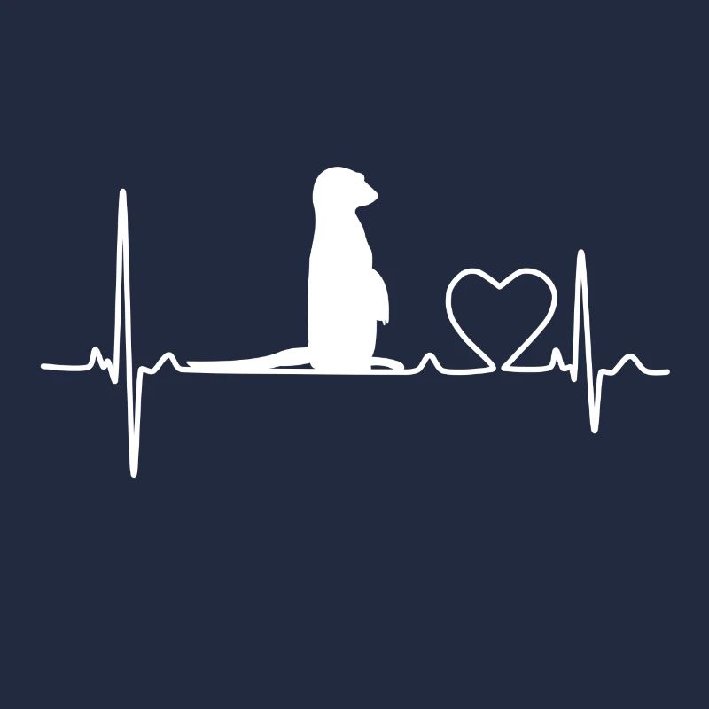 Conception de suricate de battement de coeur