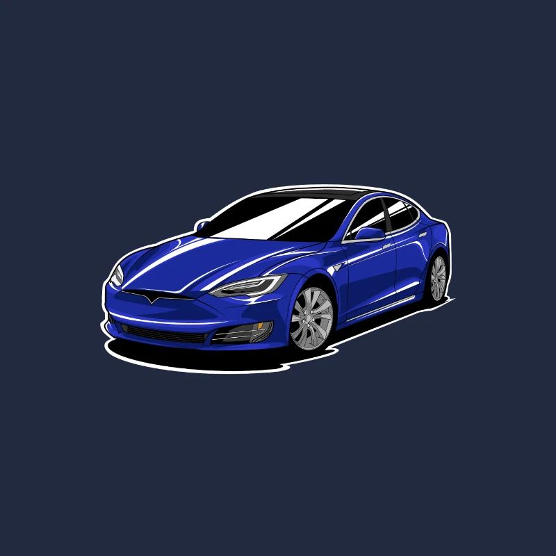 Blue Model S