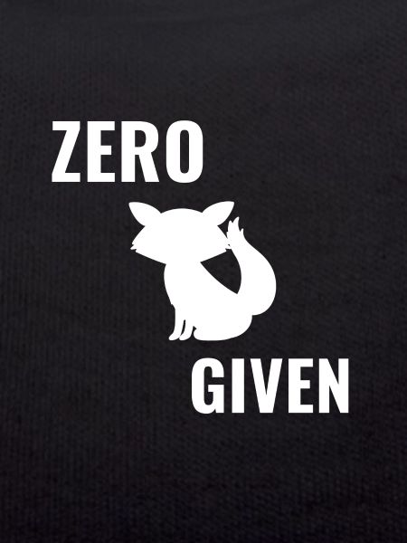 Zero fox given