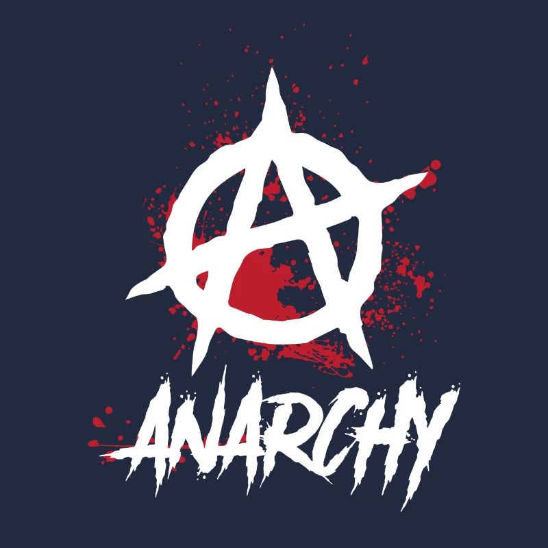 Anarchy Anarchy Symbol Logo Geschenk