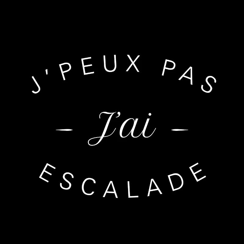 j'peux pas j'ai escalade