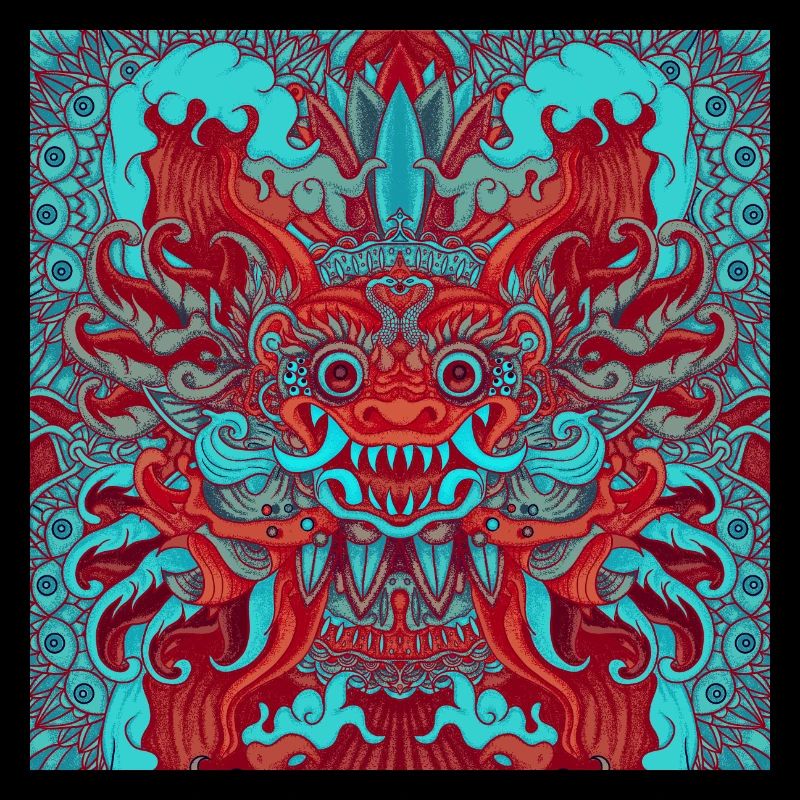 Neon Bali klein