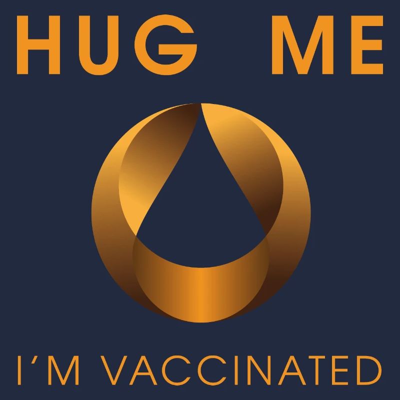 Umarme mich, ich bin geimpft