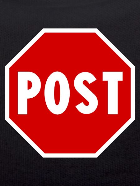 Post Road Sign