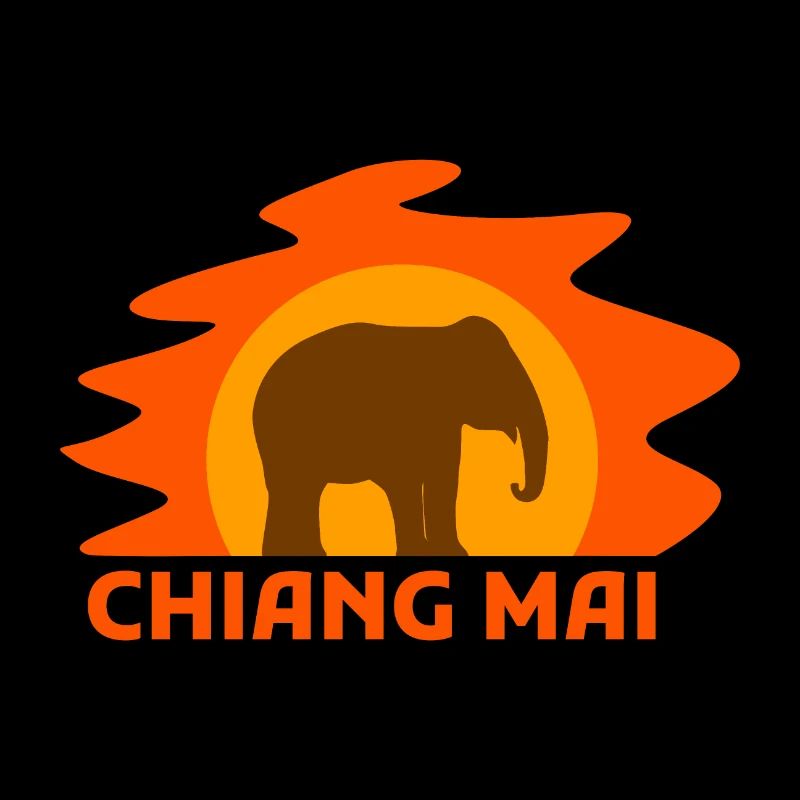 Thaïlande Chiang Mai Éléphant Drôle d’idée cadeau