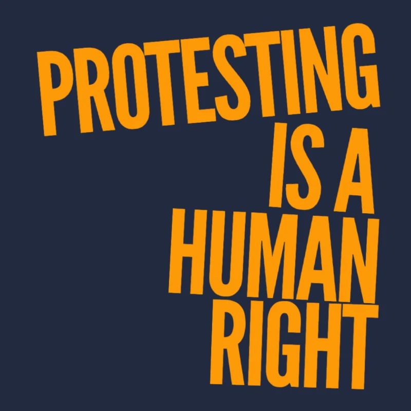 Protesting is a human right