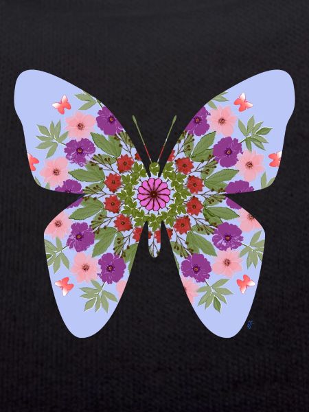 papillon et fleurs