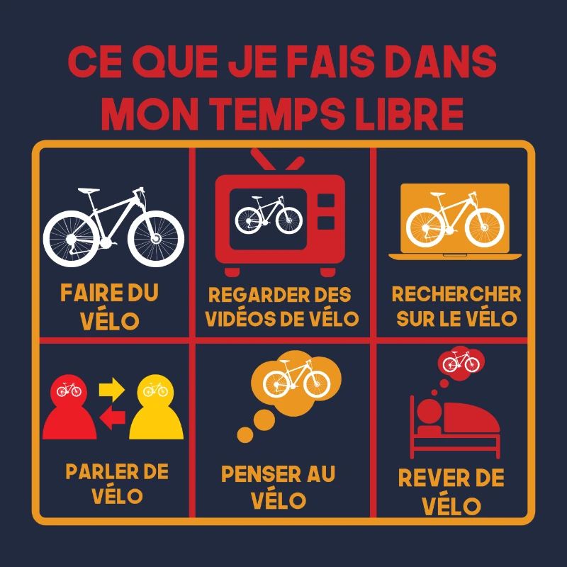 Vélo, ce que je fais de mon temps libre Cycliste