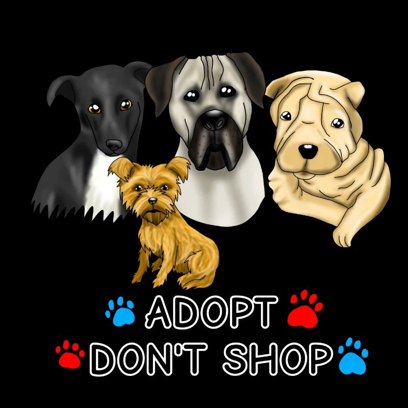 Adopt dont Shop Many dogs