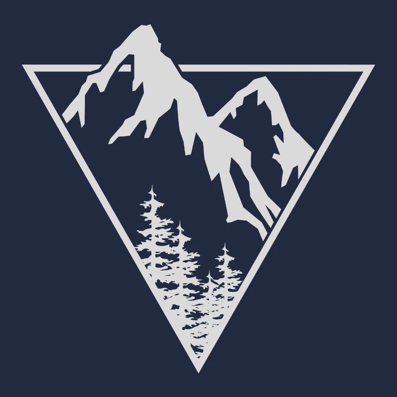 Triangle, Mountains, Forest