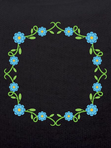 Flowers Wreath Frame