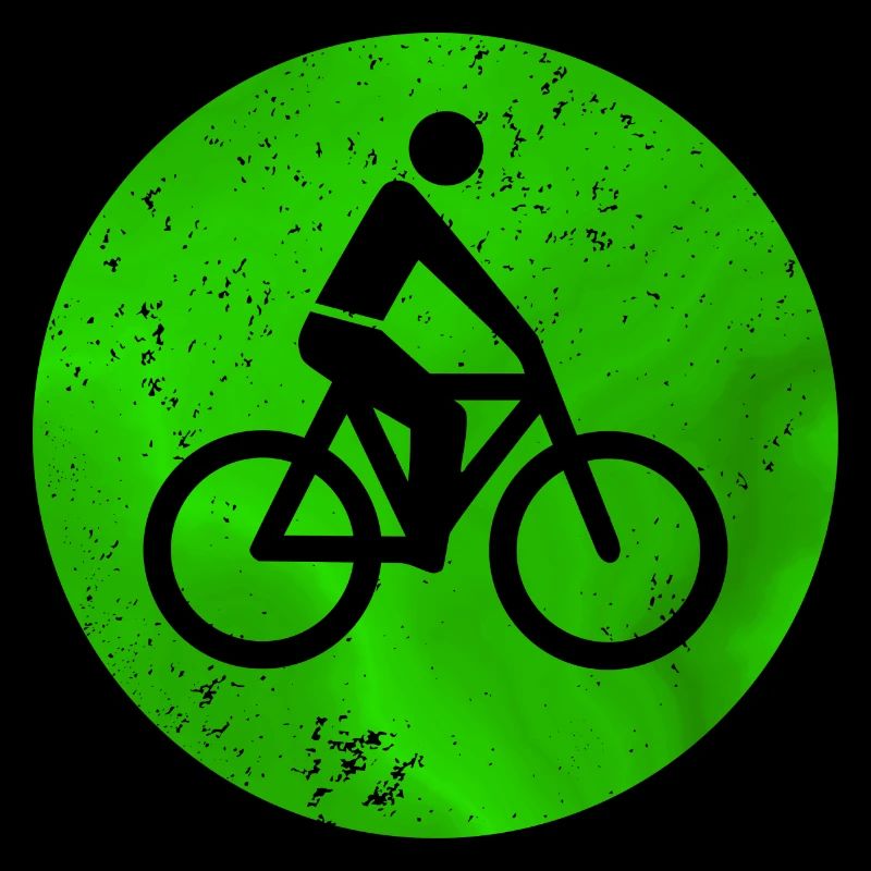 Fahrrad Schild Ampel grün