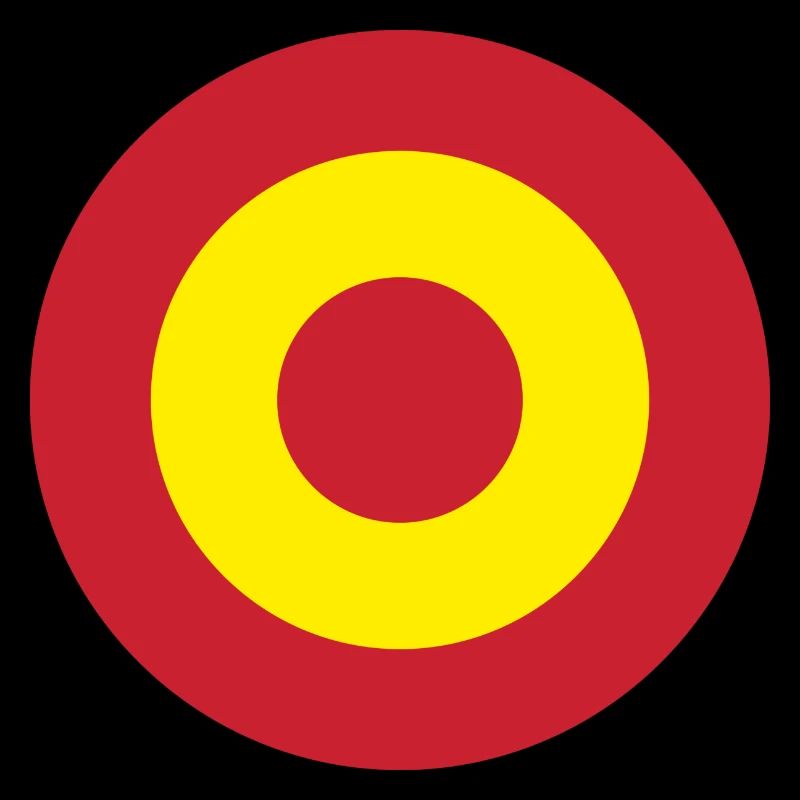 Espagne Flag Round Target