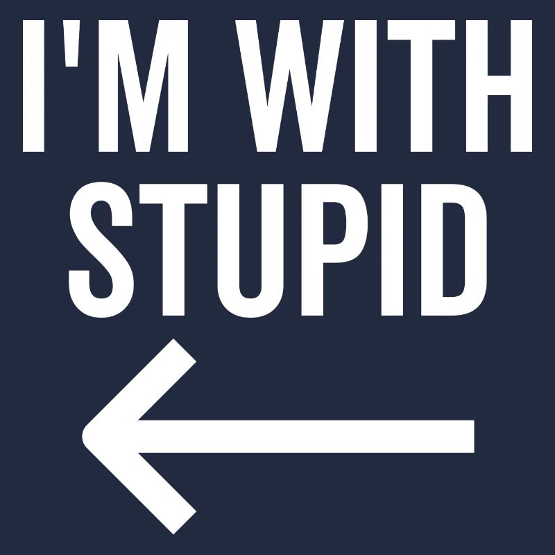 Ich bin mit Dumm