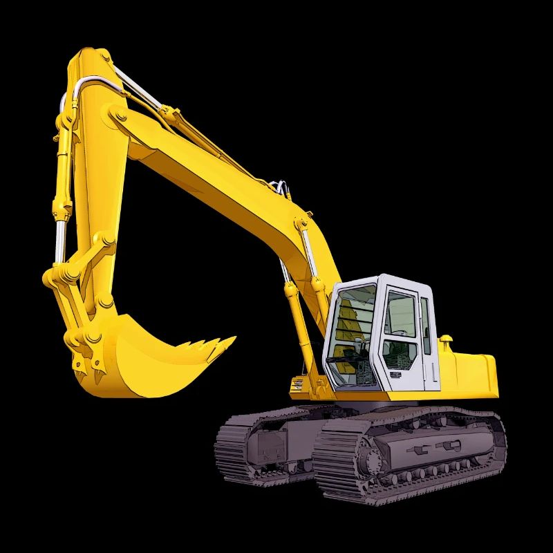 Gelber Bagger, Schaufelbagger