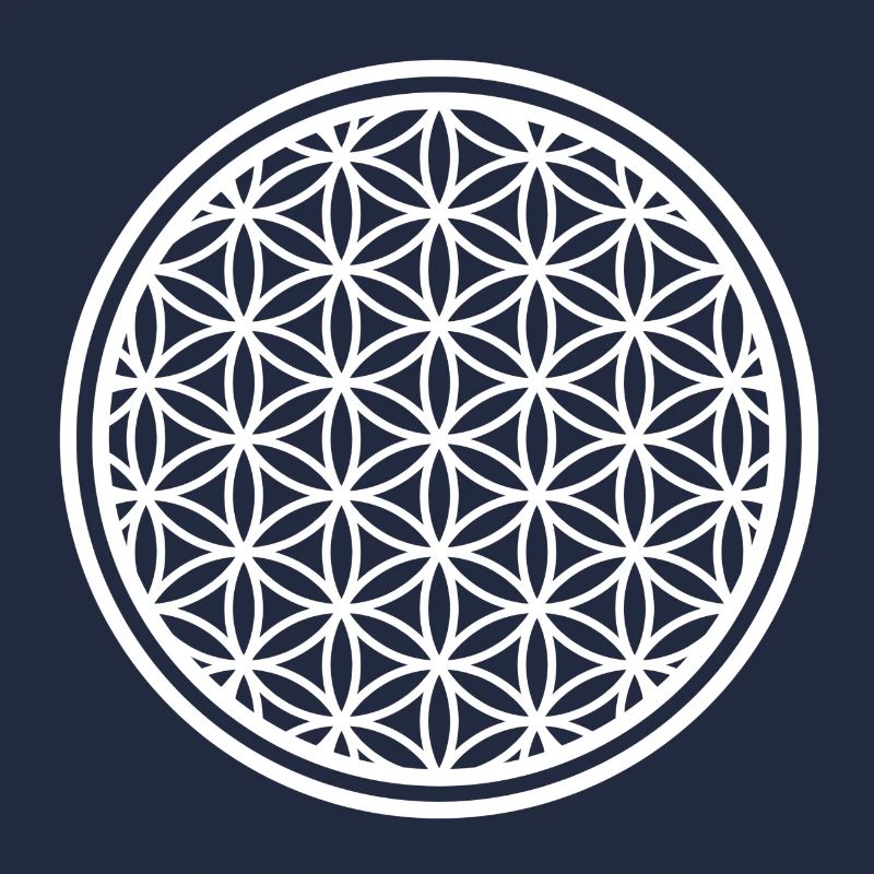 Blume des Lebens Lebensblume Yoga Symbol chakra