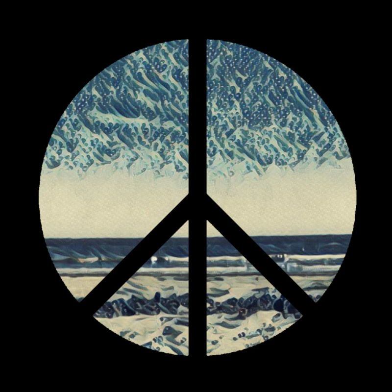 Peace Zeichen Ocean