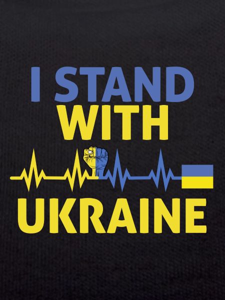 ich stehe mit ukraine glag