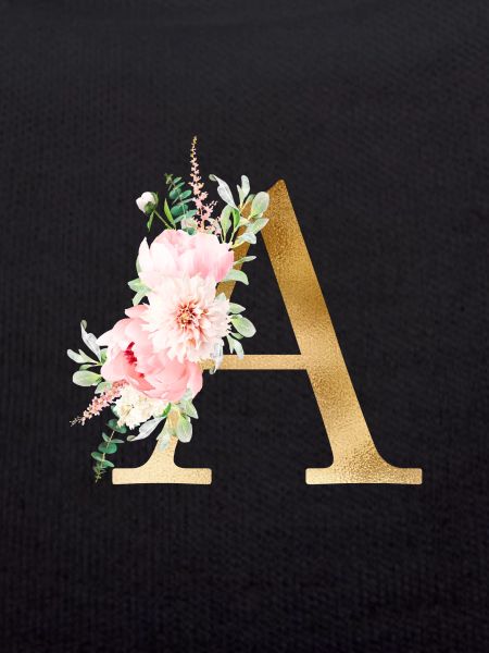 Botanik Floral Monogramm A