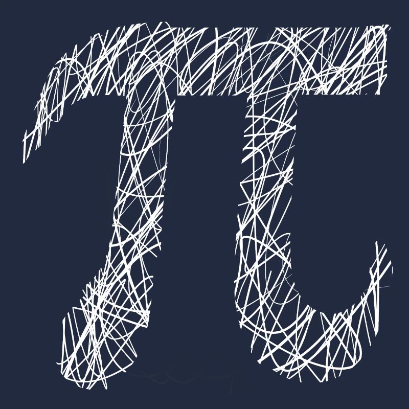Pi Circle Number Idée cadeau griffonnée grecque
