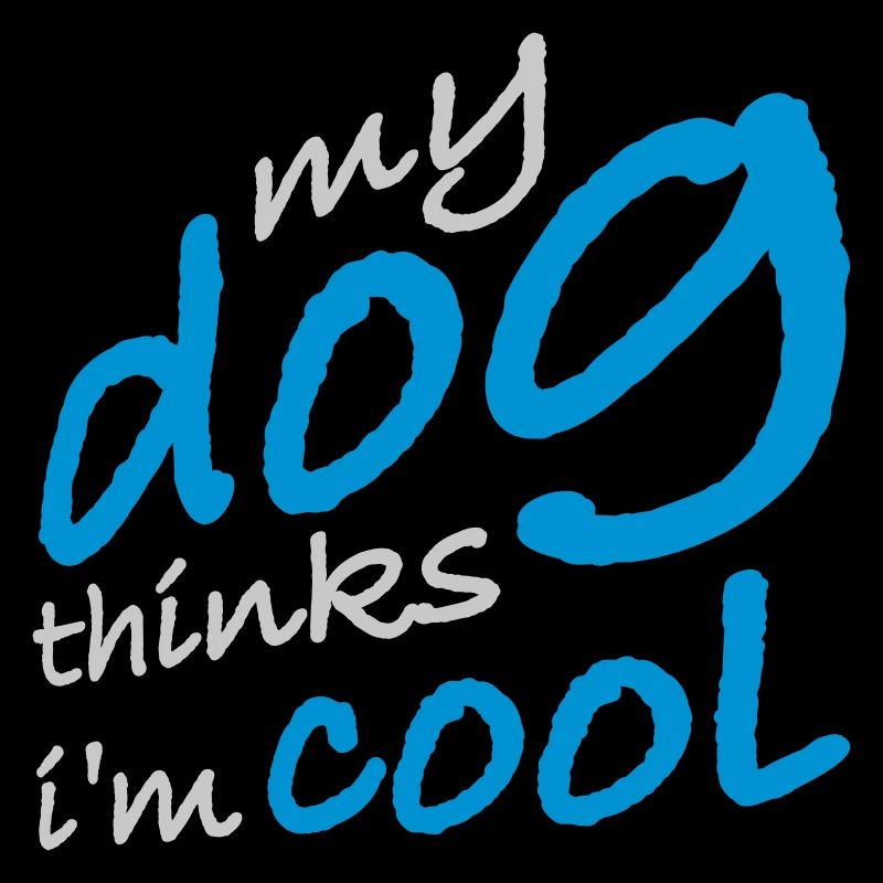 Dog thinks in the cool