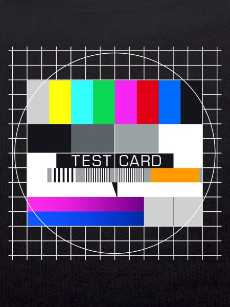 Testbild Fernsehen Bildschirm nostalgisch Display