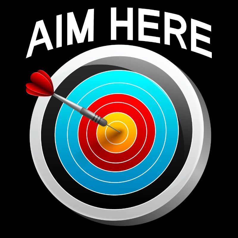 Herren Dart Spieler Score Alter Mann Hundred