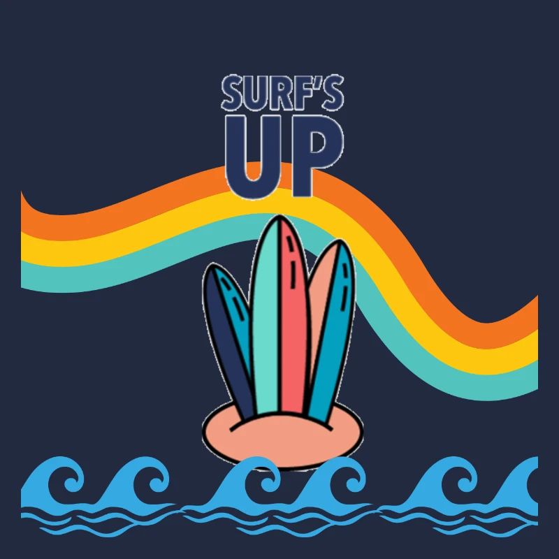 Regenbogen Surfbrett