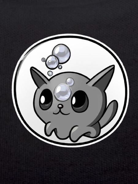 Soap Bubbles Cat
