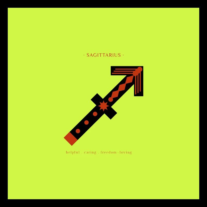 STERNZEICHEN Schütze -green-