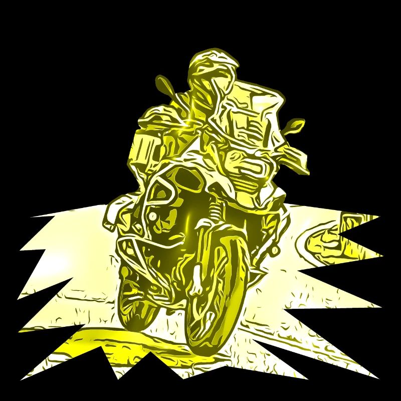 Courbe Adventure Bike jaune