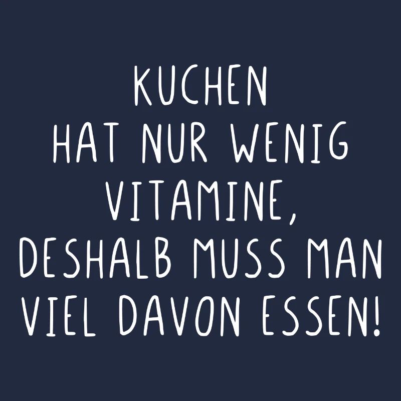 Kuchen hat wenig Vitamine deshalb viel davon essen