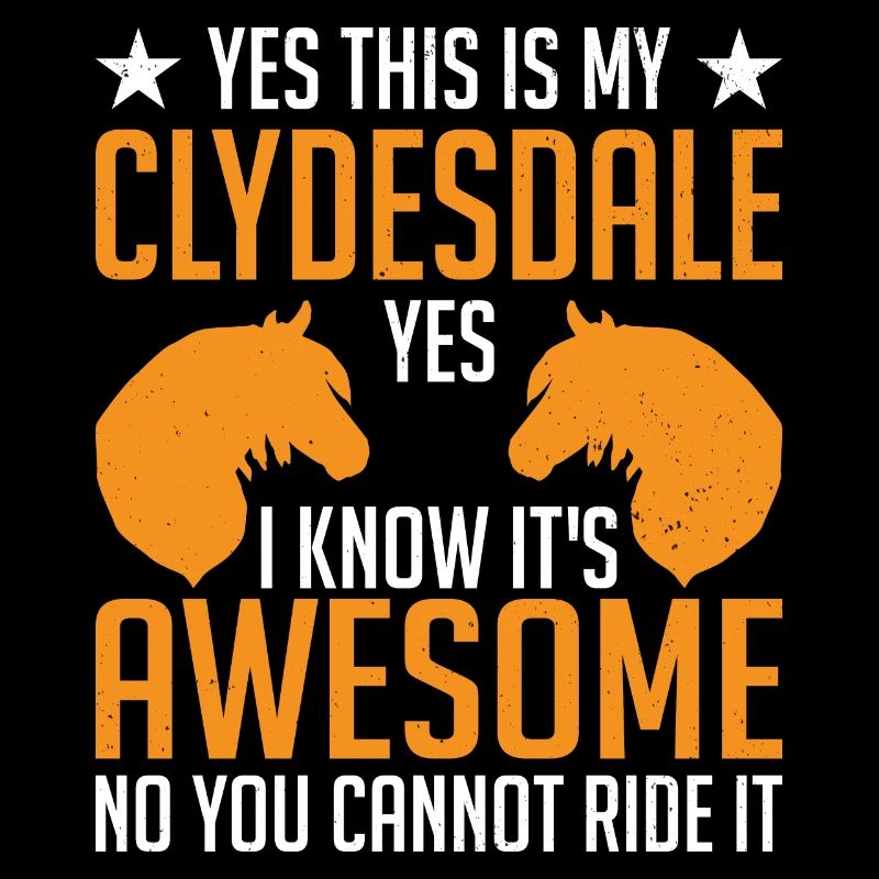 Clydesdale Kaltblutpferd Schottland Pferd