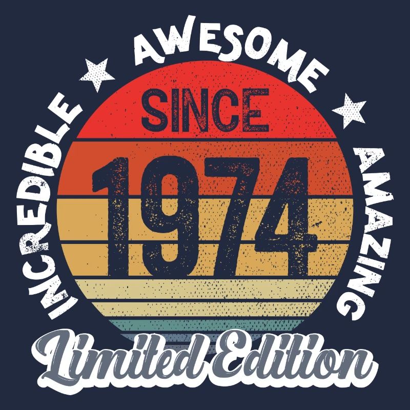 erstaunlich seit 1974 -Jubiläum