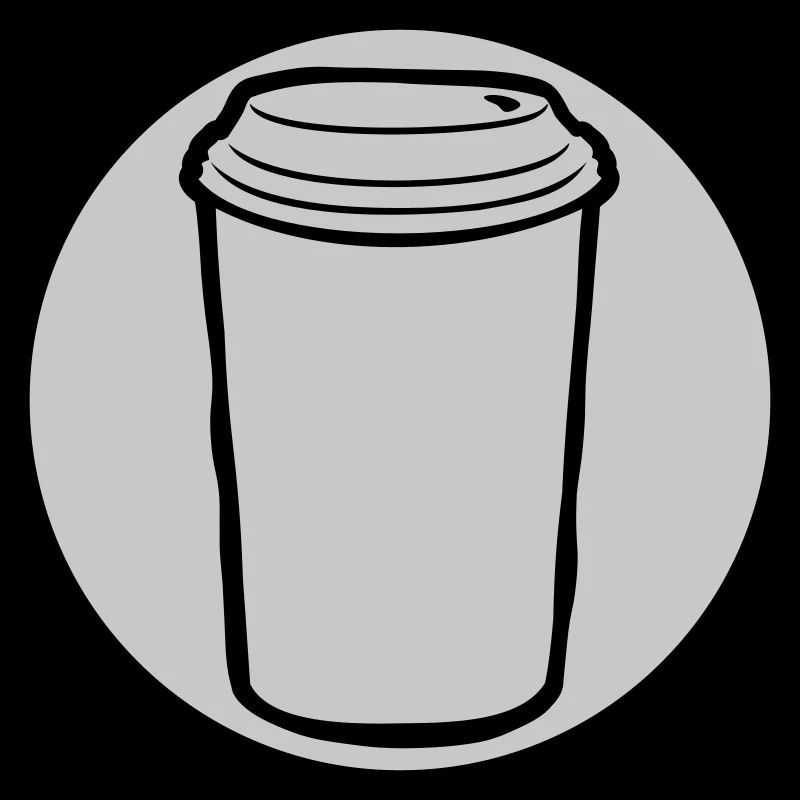 Logo Kreis Becher Kaffee